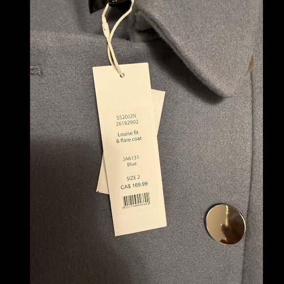 Ever New Louise fit and flare coat - Size 2 - Picture 4 of 4